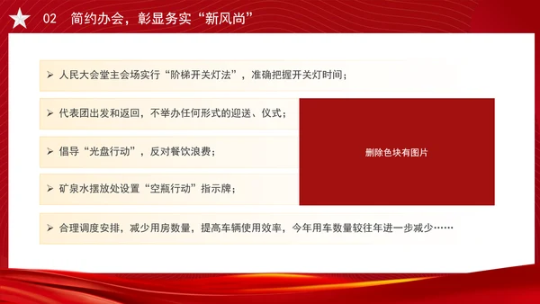 2025年全国两会精神学习会风简约纪律严明务实高效PPT课件