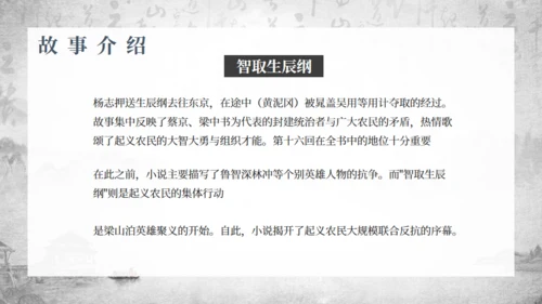 古典名著《水浒传》通用PPT模板