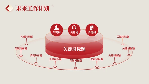 国有企业政务部门年终总结通用PPT模板