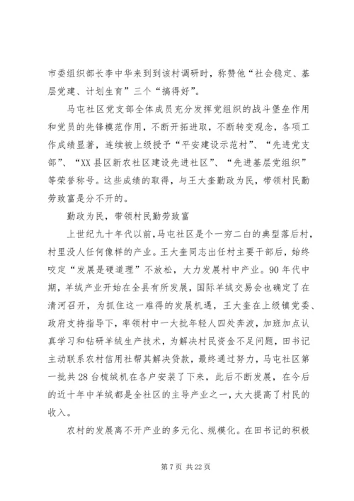 先进村支部先进事迹材料.docx