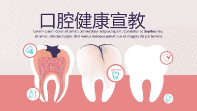 口腔健康宣传牙齿问题动态PPT