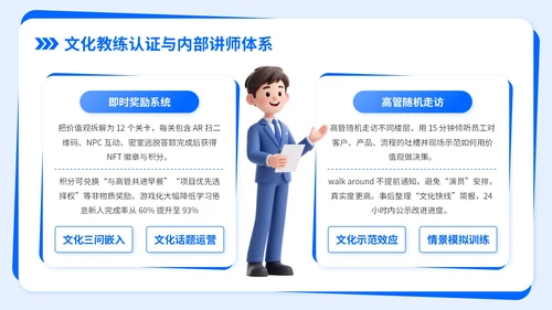 深蓝色商务风企业文化宣导PPT模板