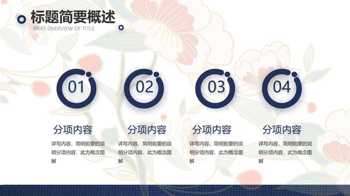 蓝色国潮风中国汉服文化介绍动态PPT模板