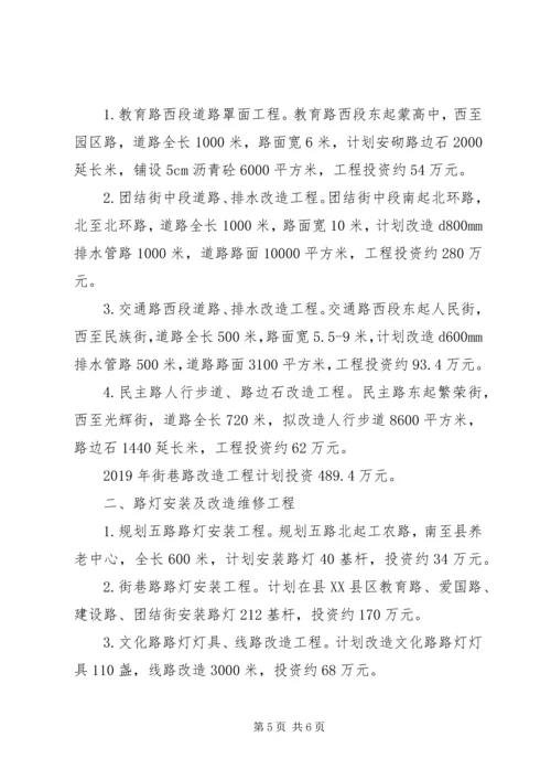 市政服务部XX年工作总结及XX年工作计划.docx