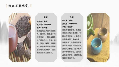 中国风水墨画少儿茶艺培训员工培训