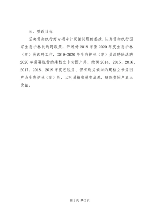 脱贫攻坚专项审计整改方案.docx