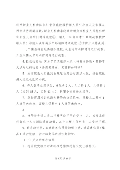 民爆器材库火灾事故消防演练方案.docx