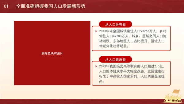 新时代人口高质量发展的根本遵循专题党课PPT