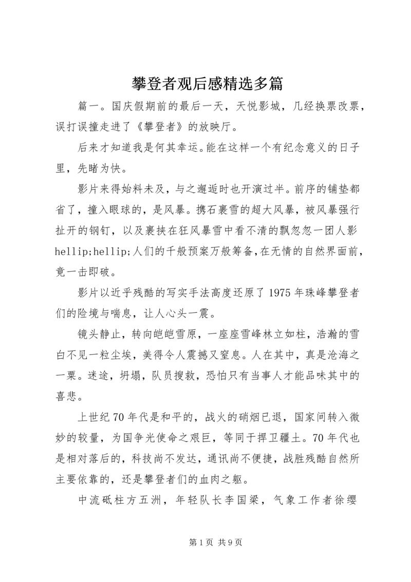 攀登者观后感精选多篇.docx