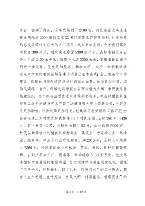 学习型党组织建设工作情况汇报 (5).docx