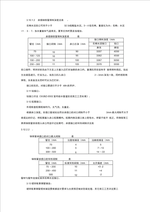 室外给水管道及设备安装监理实施细则