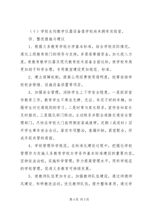 学校基本办学标准自查自评报告 (2).docx