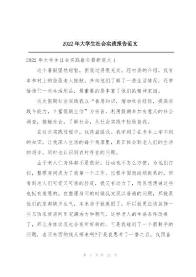 2022年大学生社会实践报告范文.docx