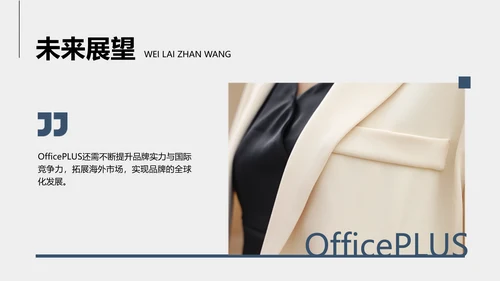 简约图文风白色企业服装品牌宣传PPT模板