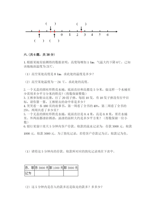 小学六年级升初中模拟试卷及答案【必刷】.docx