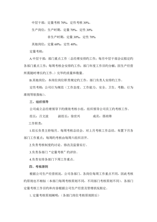 新编有限公司员工绩效考评标准细则.docx