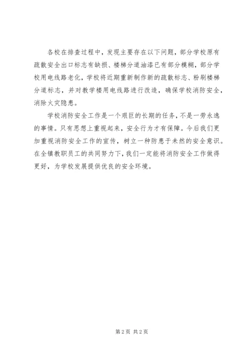 学校消防安全工作汇报 (5).docx