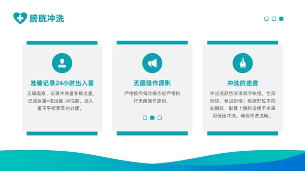 渐变绿色泌尿外科护理工作医疗健康通用PPT
