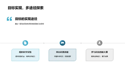 探索科学社团之旅