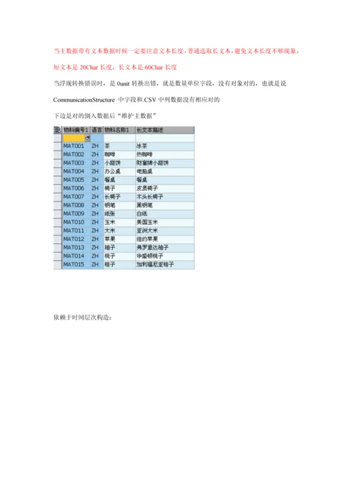 BW数据仓库模型创建注意事项样本.docx