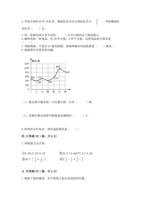 人教版六年级上册数学期末测试卷带答案（培优）.docx