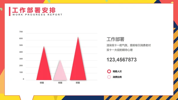 孟菲斯双十一活动策划PPT模板