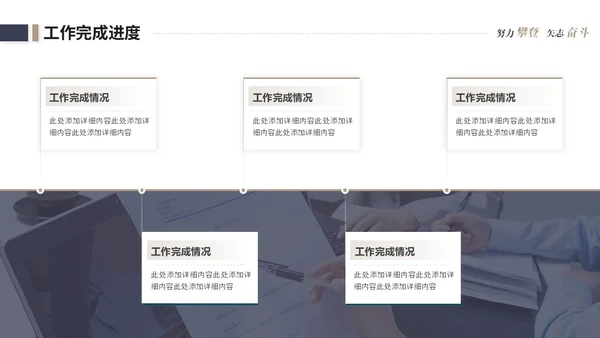 简约商务个人工作汇报工作总结述职报告ppt模板