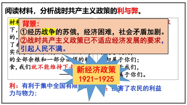 第11课 苏联的社会主义建设  课件