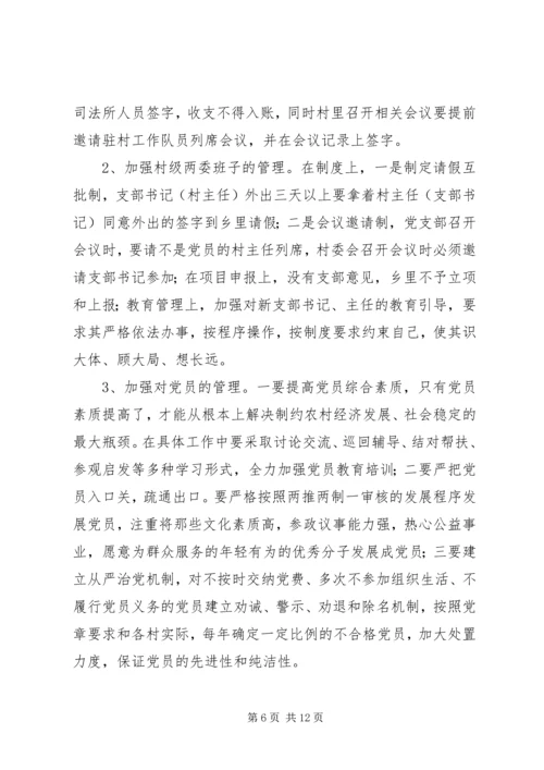 基层组织规范化建设调研报告.docx