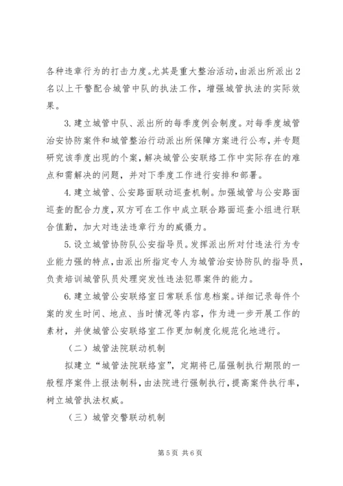 镇国土资源执法联动机制实施方案 (3).docx