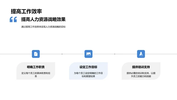 人力资源策略课程PPT模板