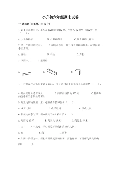 小升初六年级期末试卷（全优）.docx