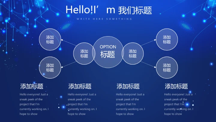 蓝色科技感新起航筑梦未来年终工作总结汇报PPT动态模板
