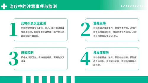 绿色商务风社区获得性肺炎病例分析PPT模板