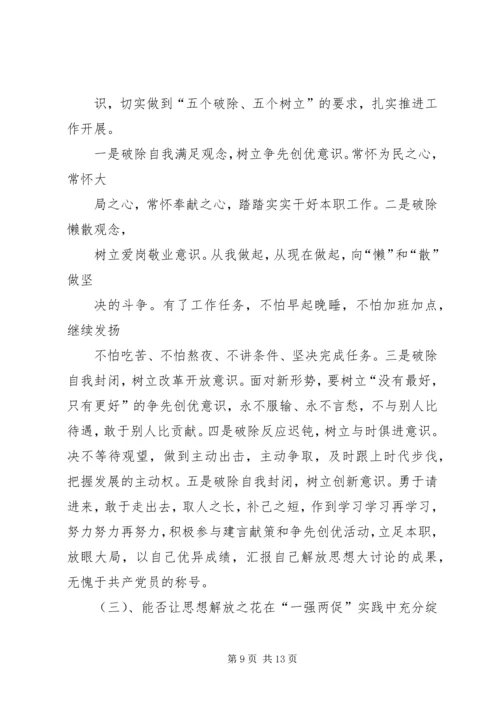 解放思想学习心得：突破思想解放的难点 (6).docx