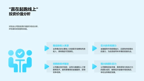 创业路演投资策略PPT模板