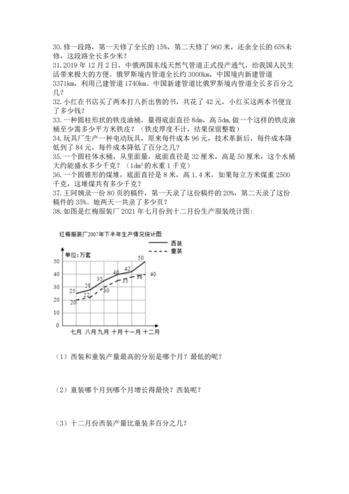 六年级小升初数学应用题50道及完整答案【全优】.docx