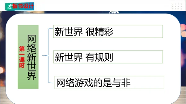 四年级道德与法治上册：第八课网络新世界 第1课时课件（共23张PPT）