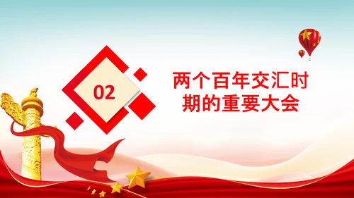 喜迎党的二十大中共二十大议程日程党课PPT