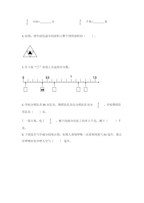 2022六年级上册数学期末测试卷及完整答案【全国通用】.docx