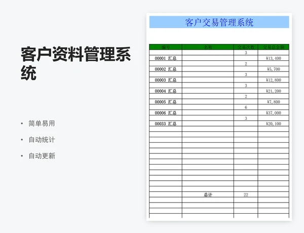 客户资料管理系统