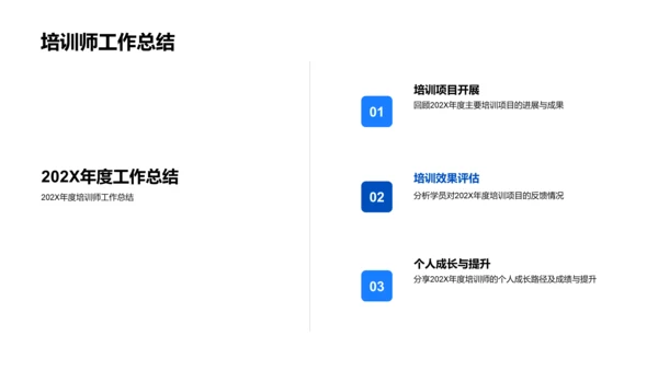 培训成果与新年规划PPT模板