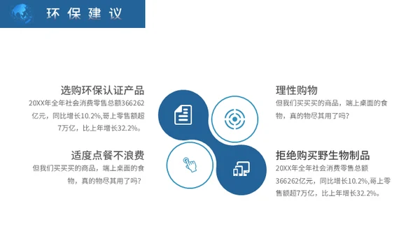 地球一小时活动宣传介绍通用PPT模板