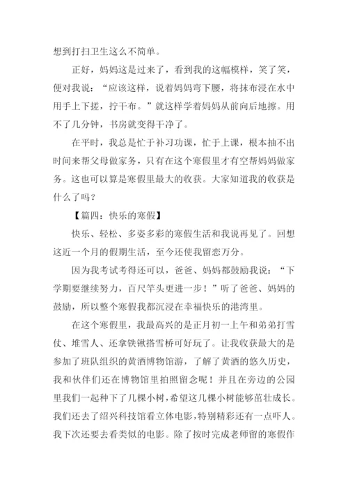 关于寒假的作文300字.docx