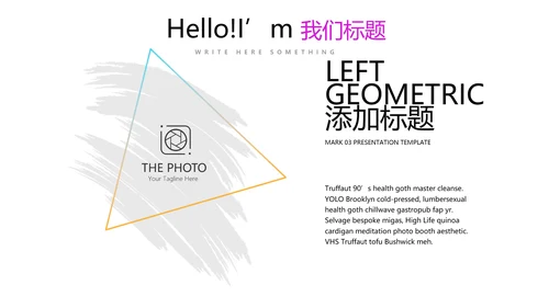 炫彩时尚公司产品介绍宣传通用PPT动态模板