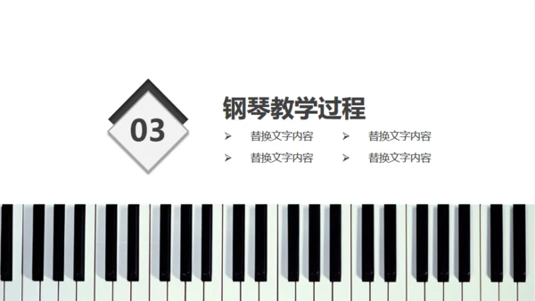 钢琴行业艺术培训机构通用PPT模板