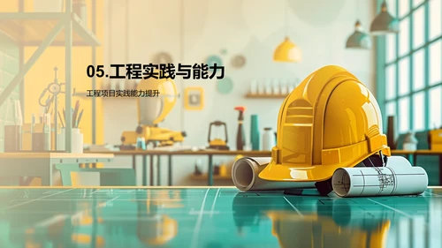 工程实践教学PPT模板