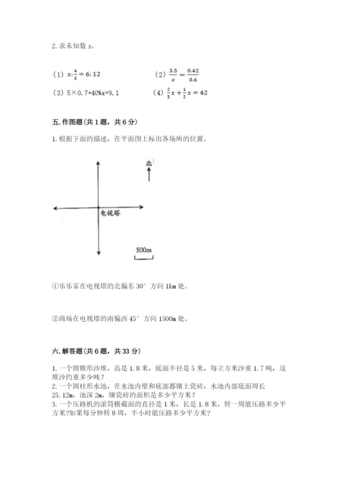 小升初六年级期末试卷带答案（实用）.docx