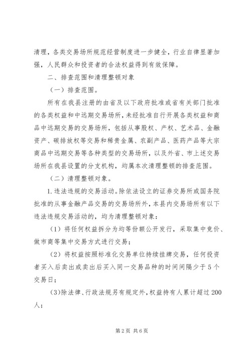 金融办交易场所工作方案.docx