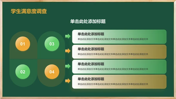 绿色手绘风教师学期末工作总结PPT模板